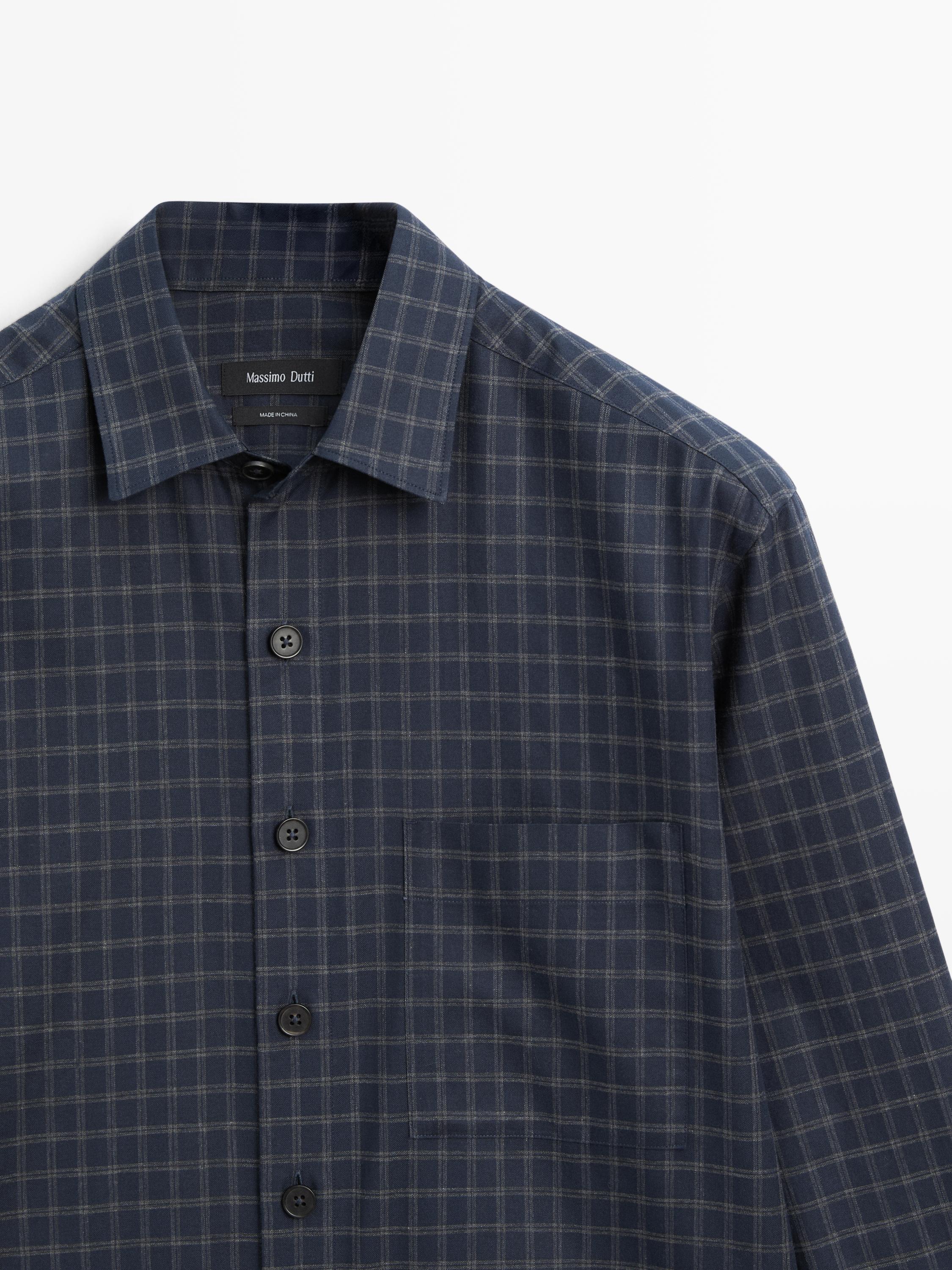 Chemise à carreaux relaxed fit